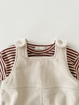 Liz rompers & stripe tee set