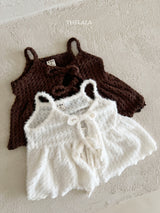 ［thelala］Fondant ribbon bustier (kids)