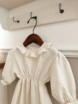 Dot frill bebe suit