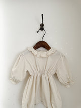 Dot frill bebe suit
