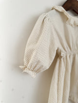 Dot frill bebe suit