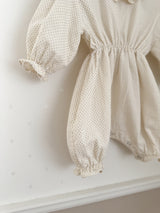 Dot frill bebe suit