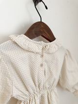 Dot frill bebe suit