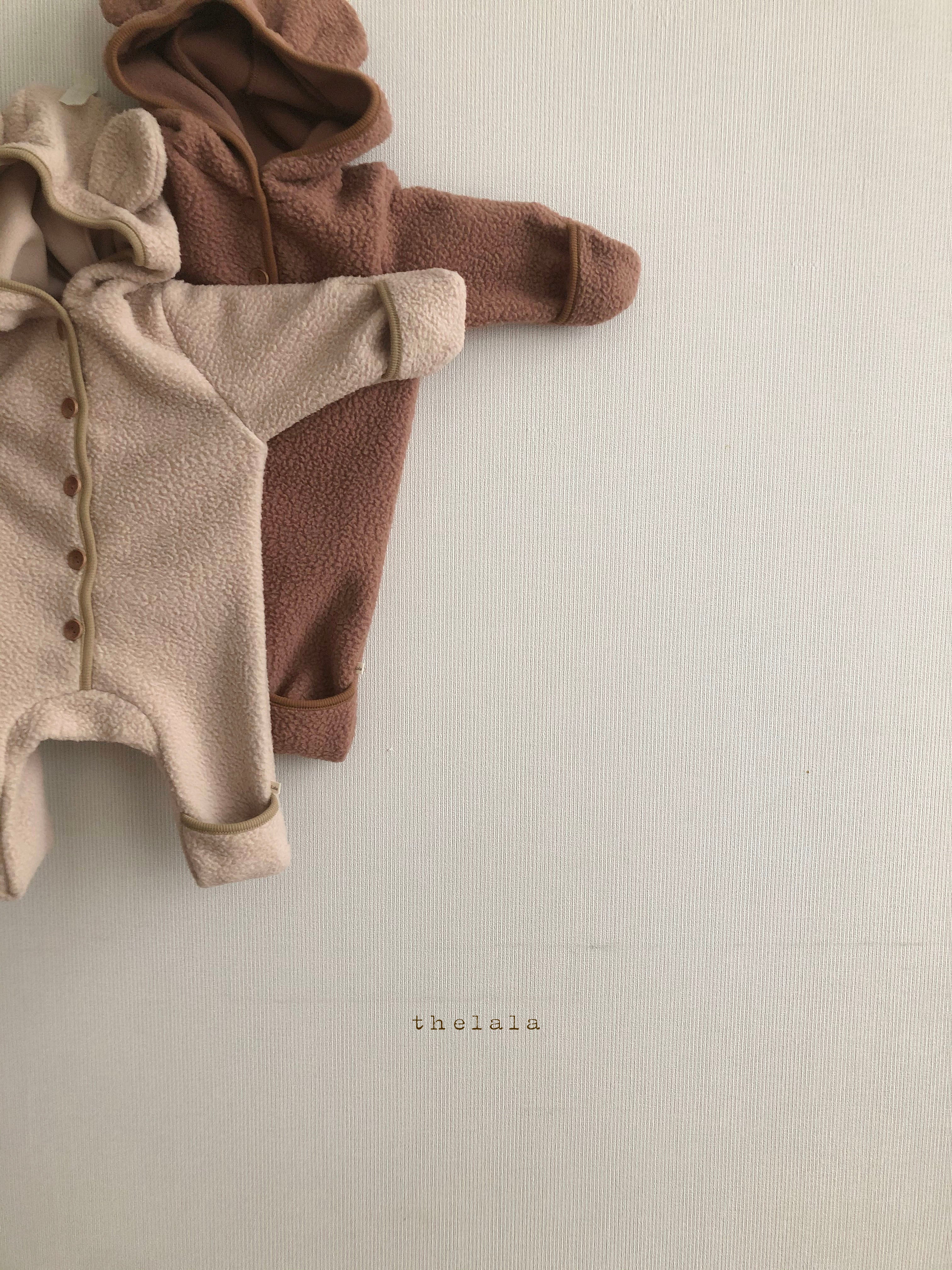 ［thelala］Fleece bear suit