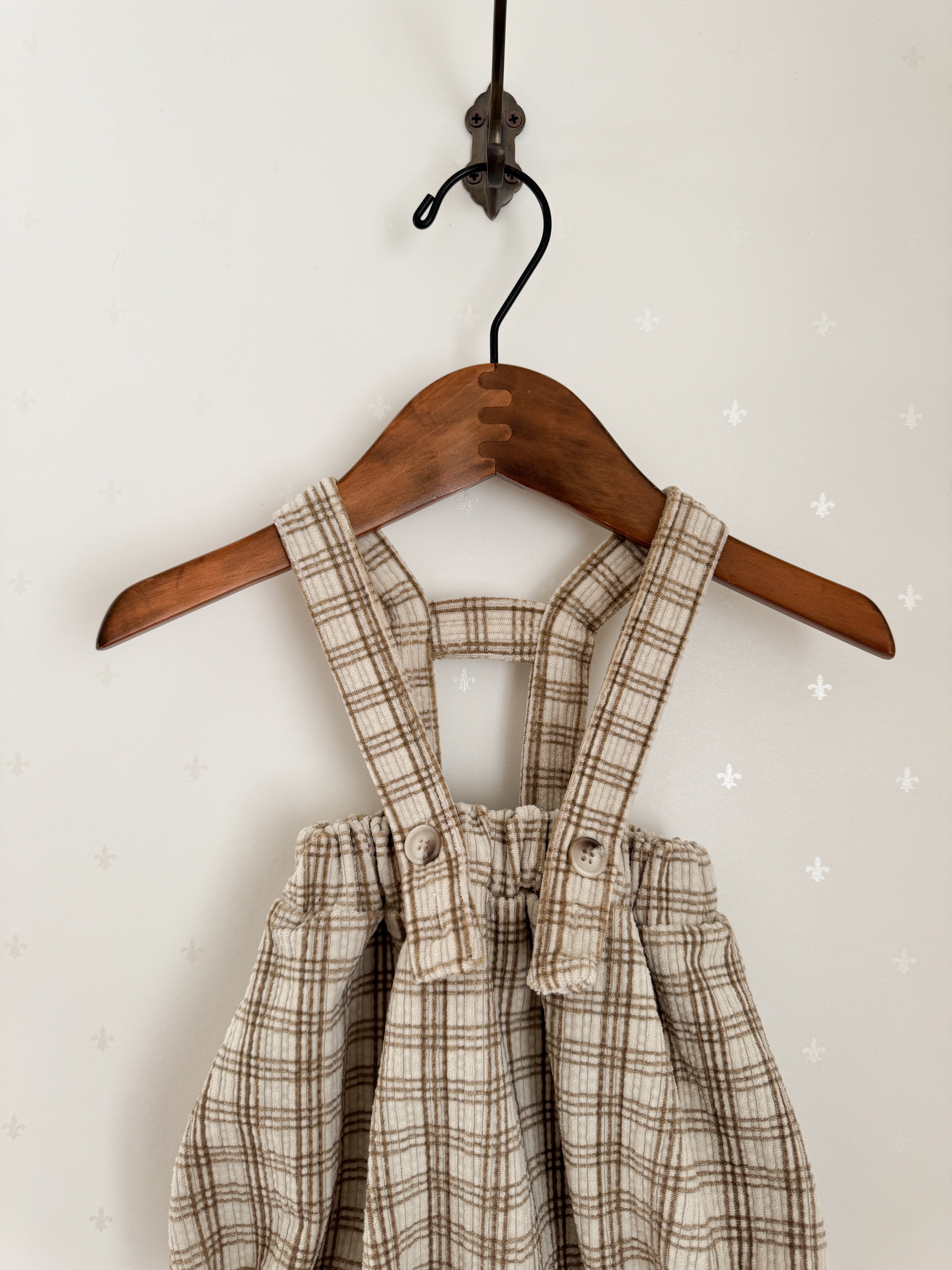 Crunch check suspender bloomer