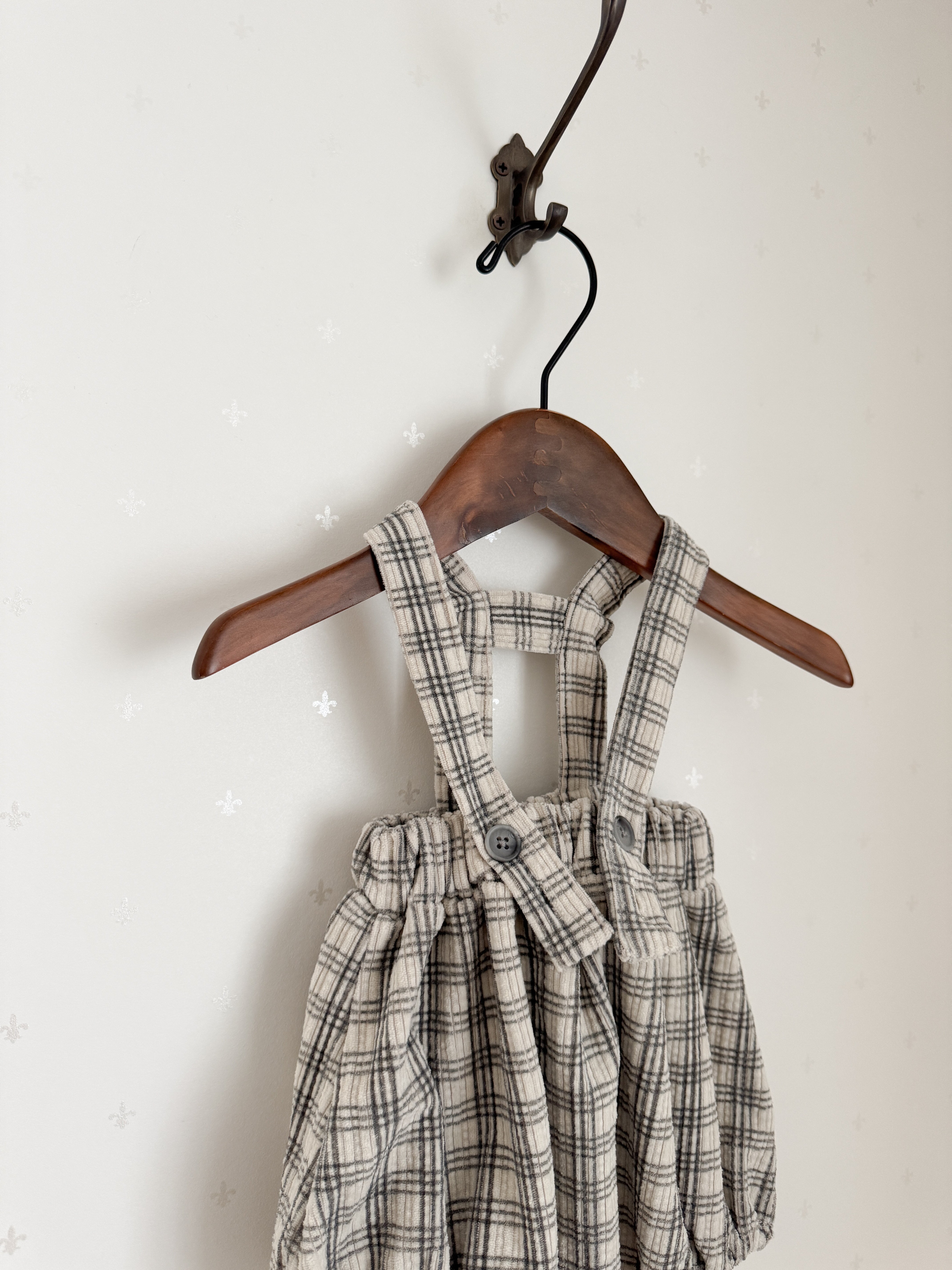 Crunch check suspender bloomer