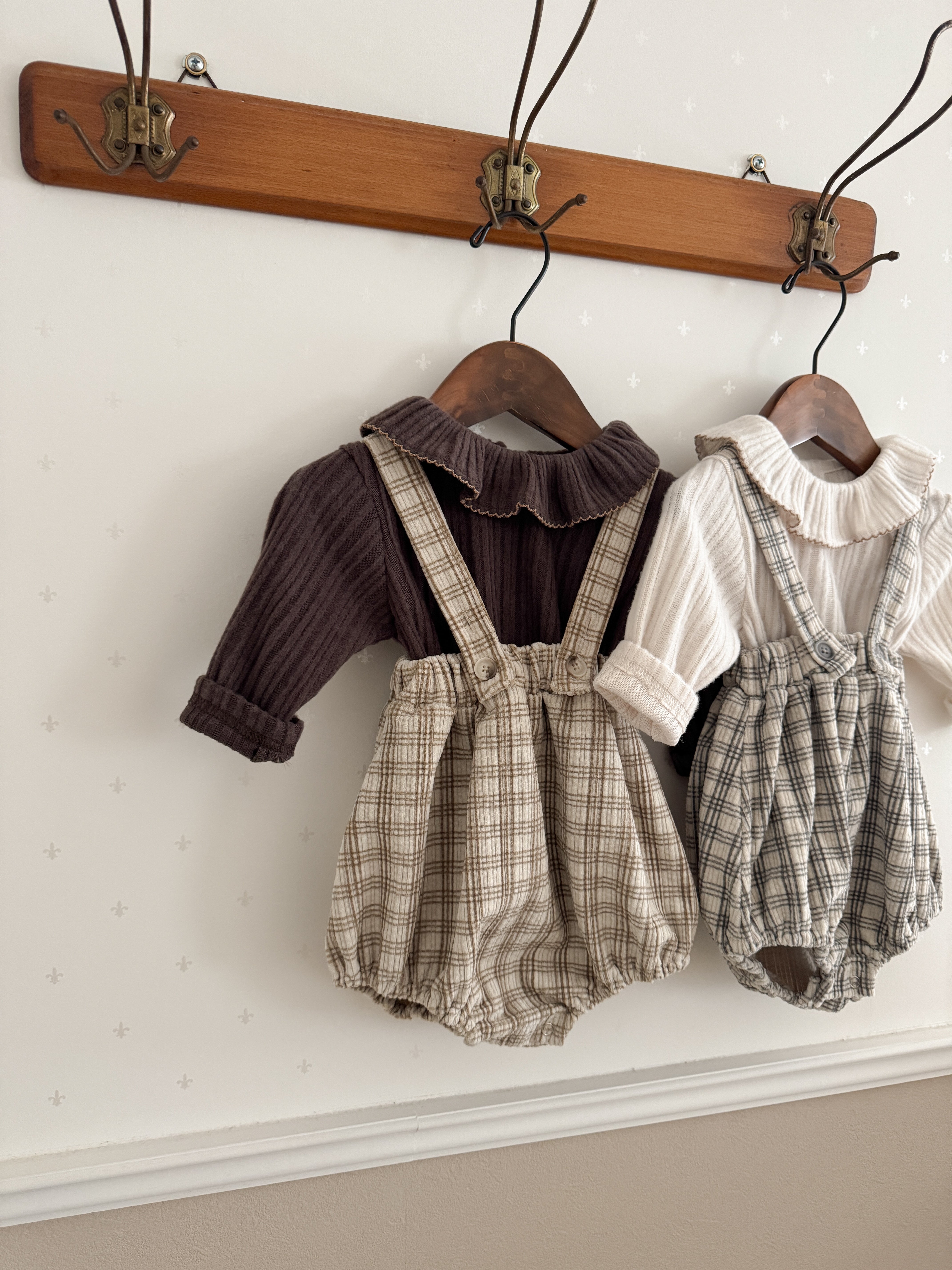 Crunch check suspender bloomer