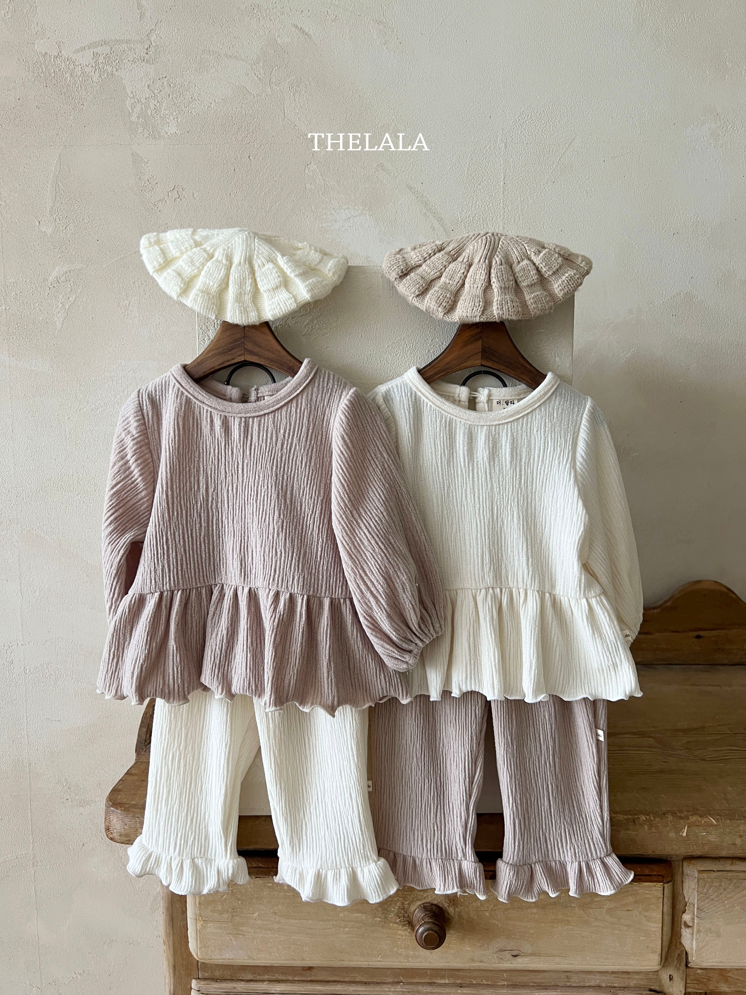 ［thelala］Rich frill pants