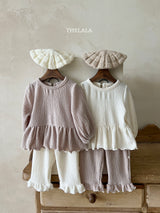 ［thelala］Rich frill blouse