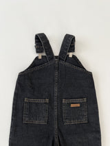 Clip denim overalls