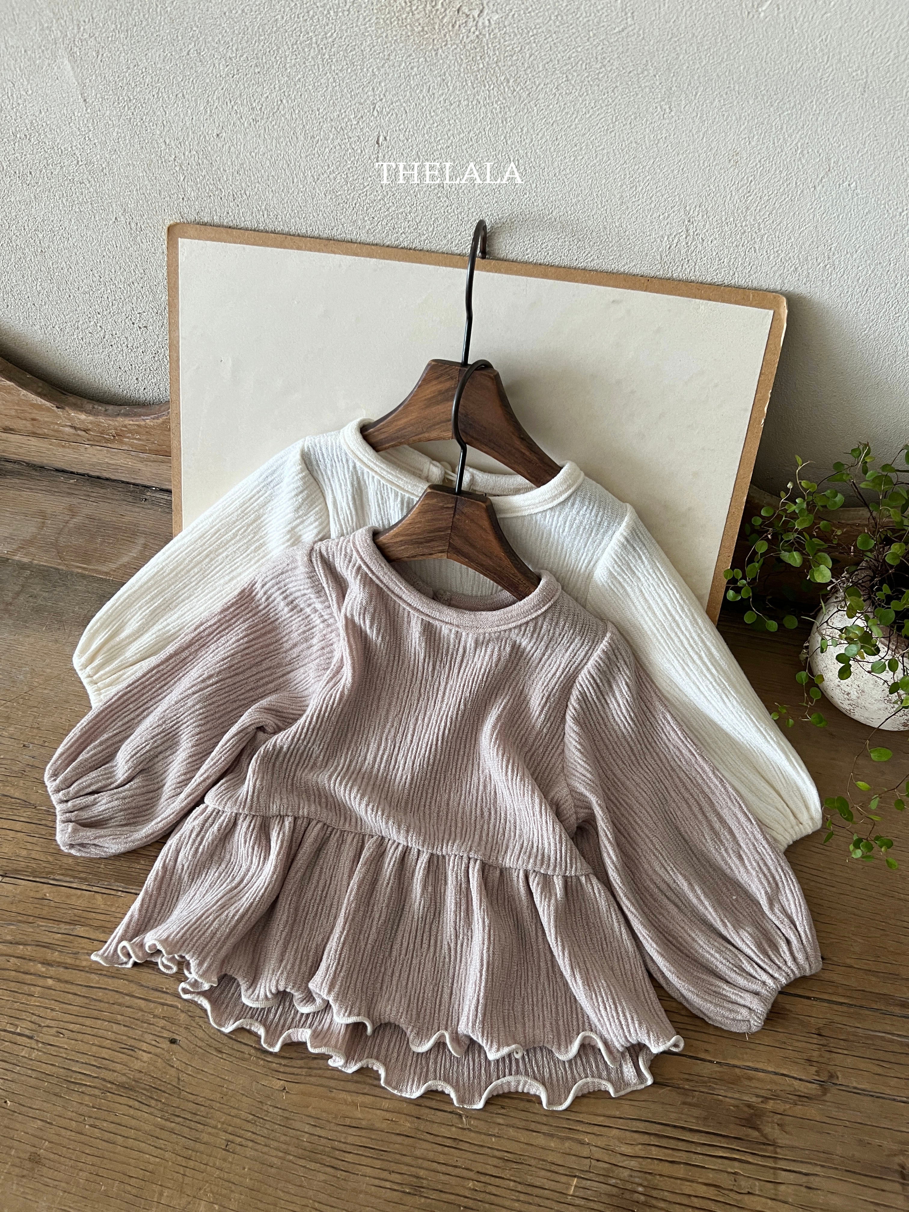 ［thelala］Rich frill blouse