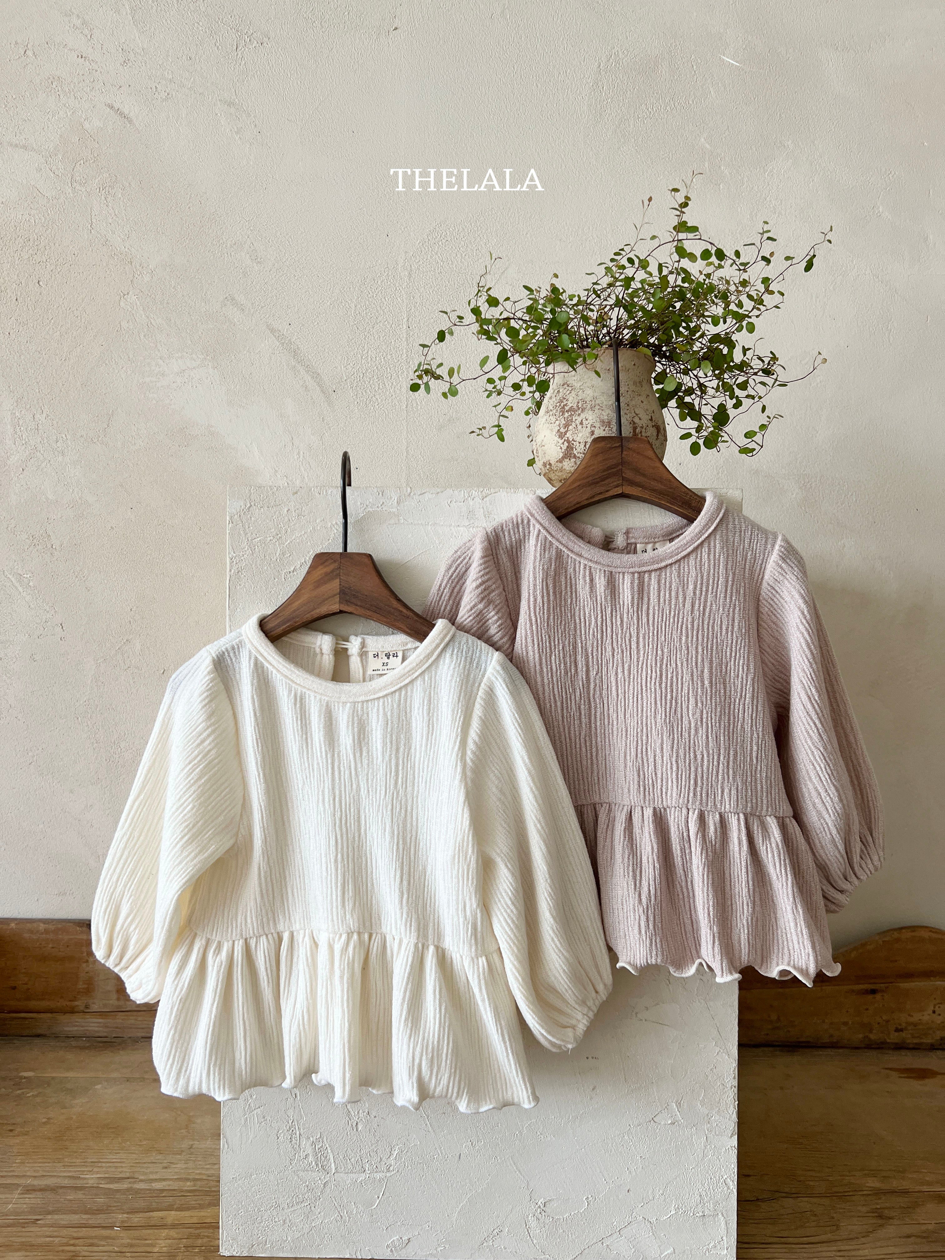 ［thelala］Rich frill blouse