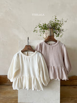 ［thelala］Rich frill blouse