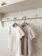 Soft puff knit one-piece