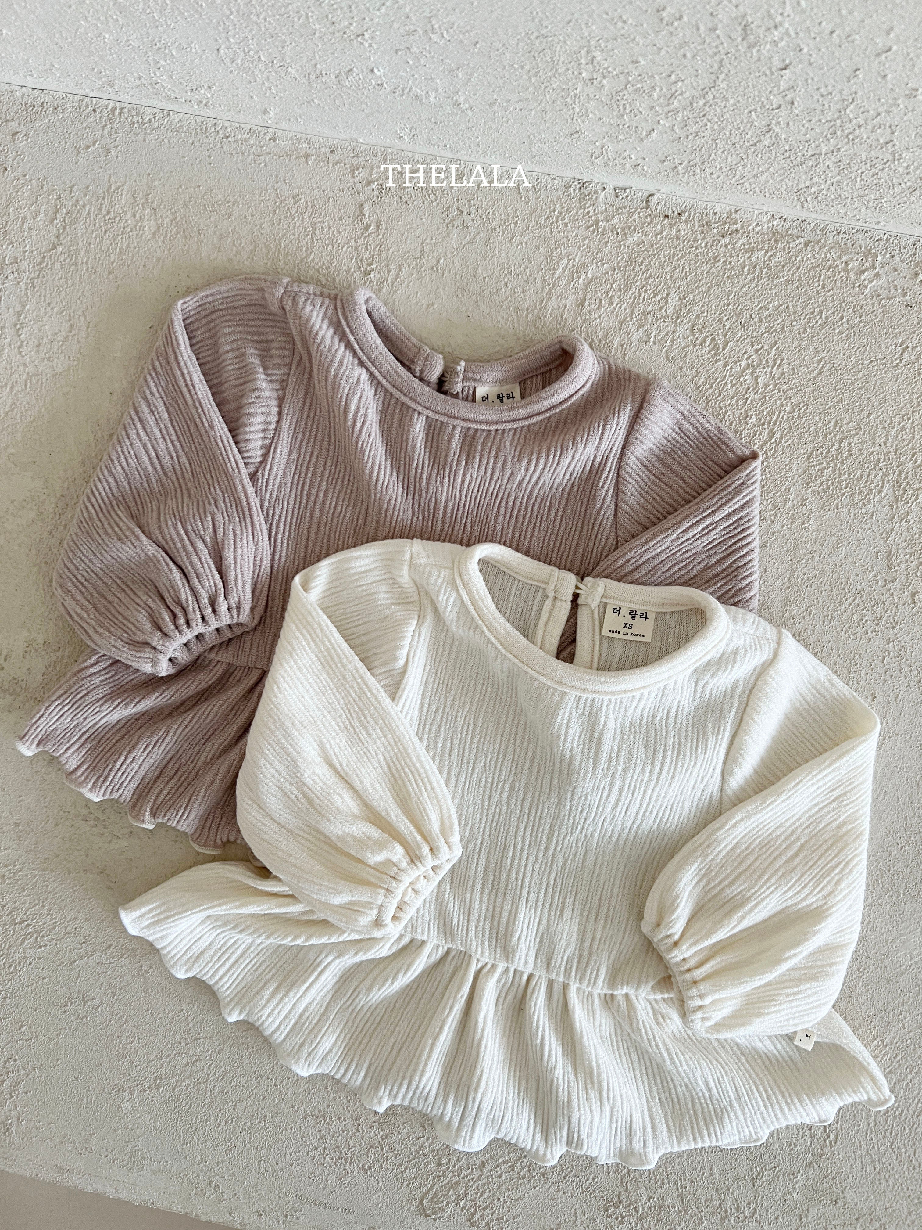 ［thelala］Rich frill blouse