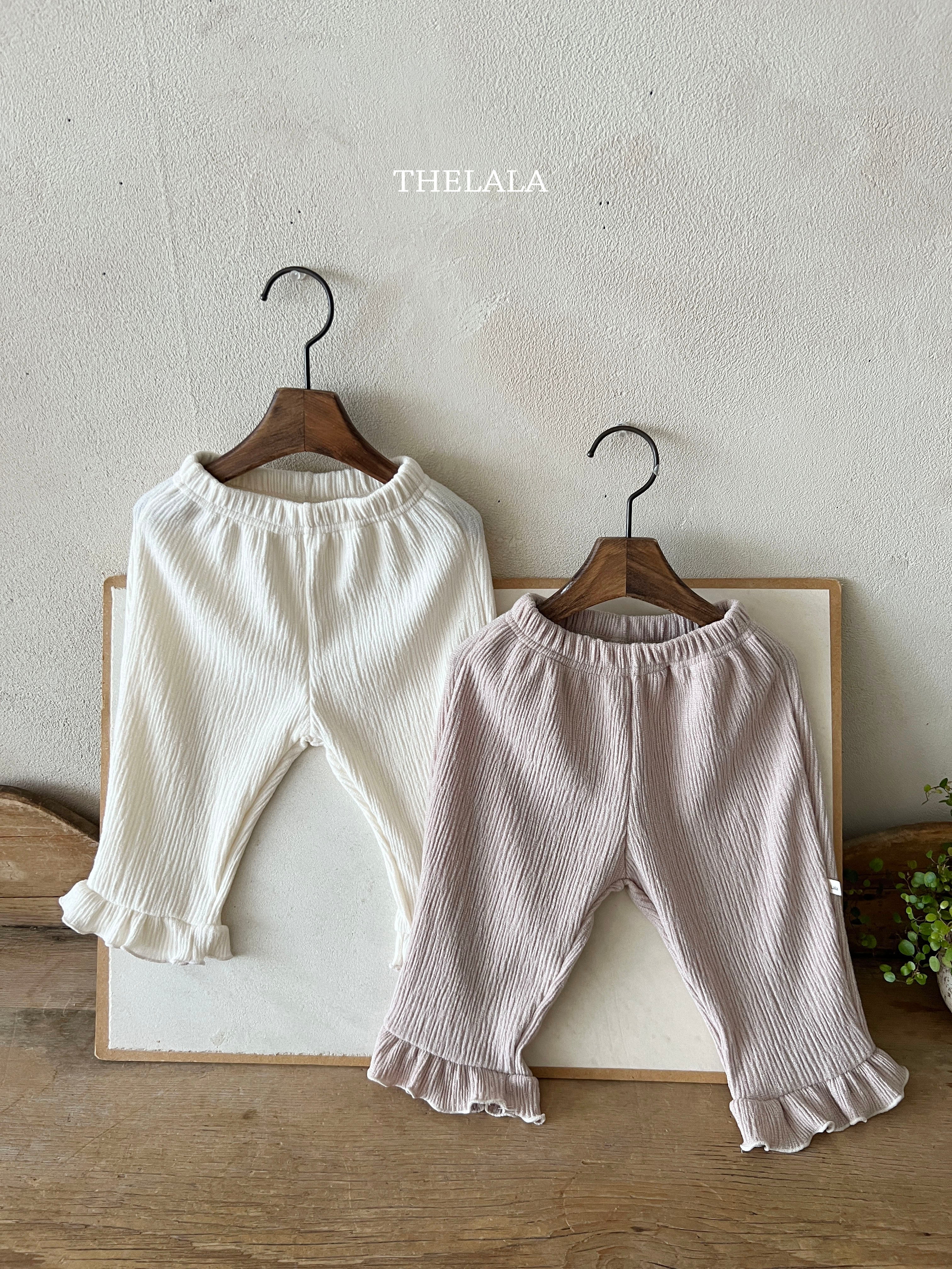［thelala］Rich frill pants