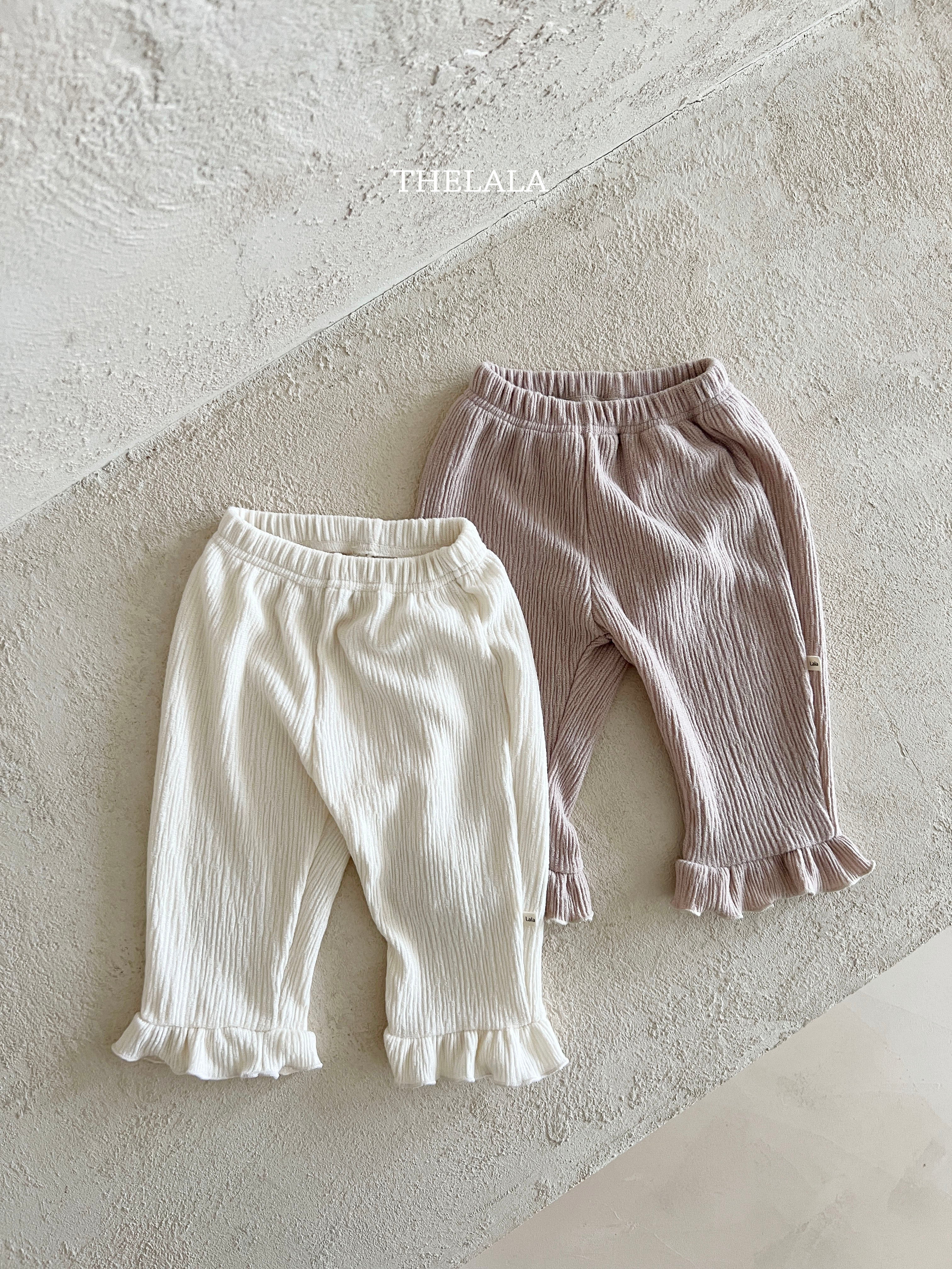 ［thelala］Rich frill pants