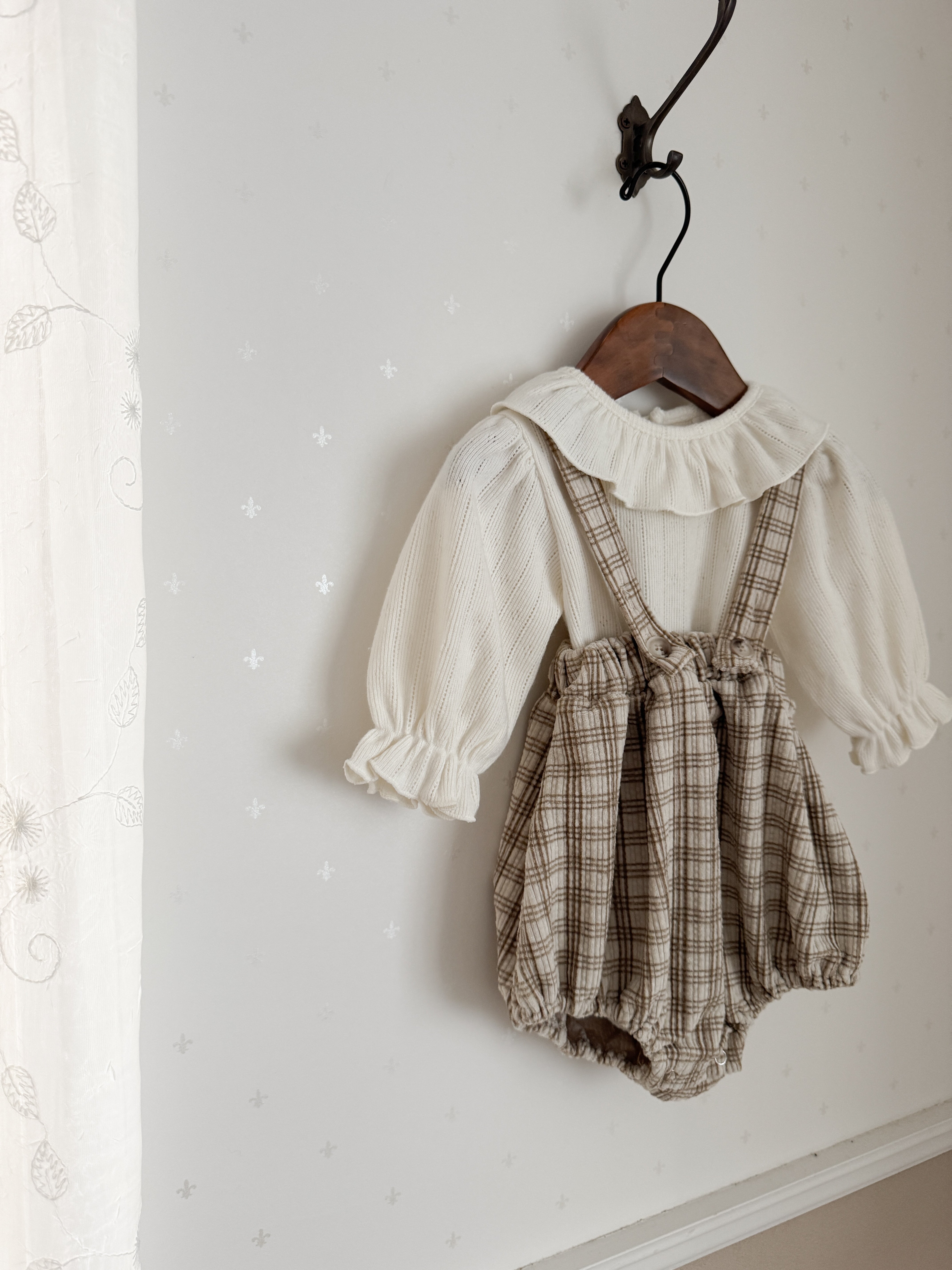 Crunch check suspender bloomer