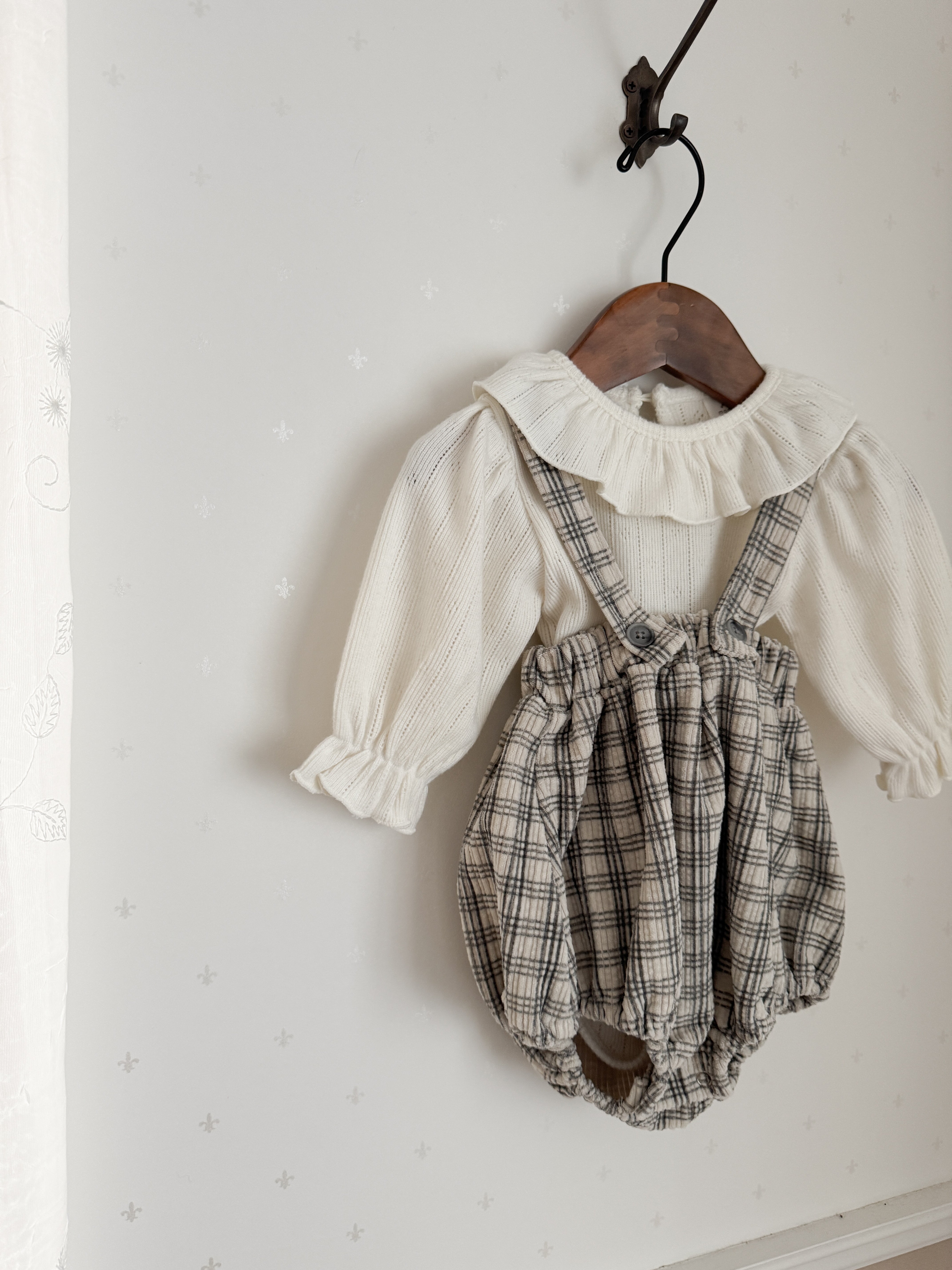 Crunch check suspender bloomer