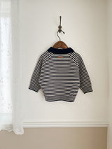 Collar colourway knit