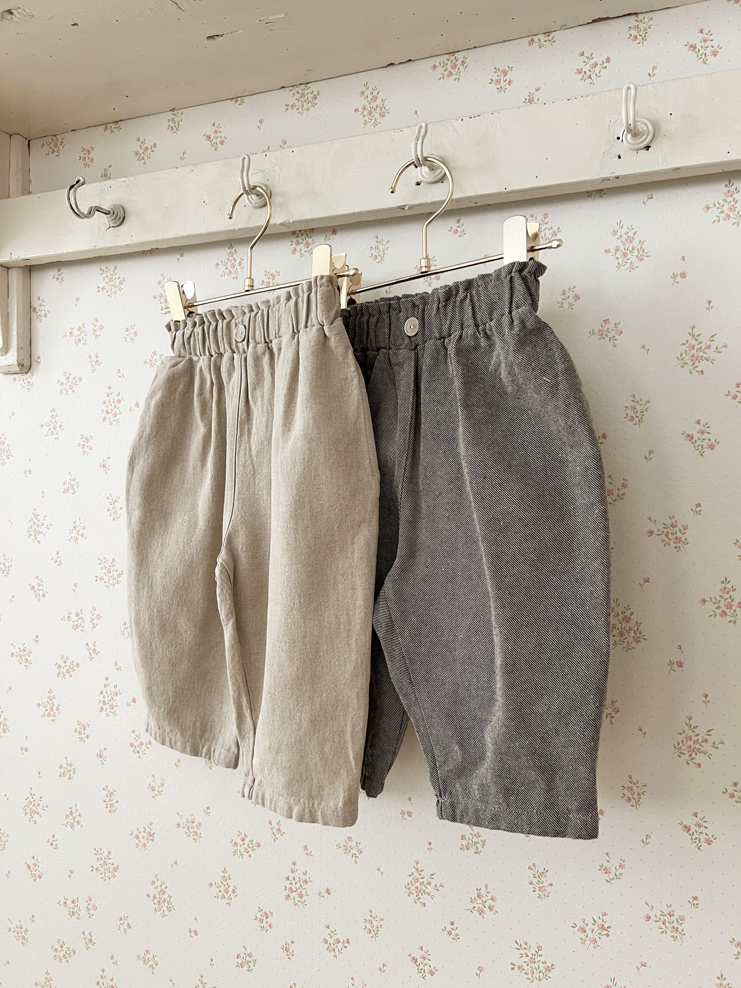 Twill cotton pants