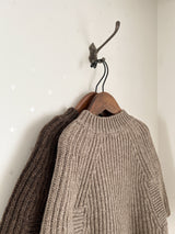 Olive knit poncho