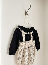 Ruffle collar bebe tops