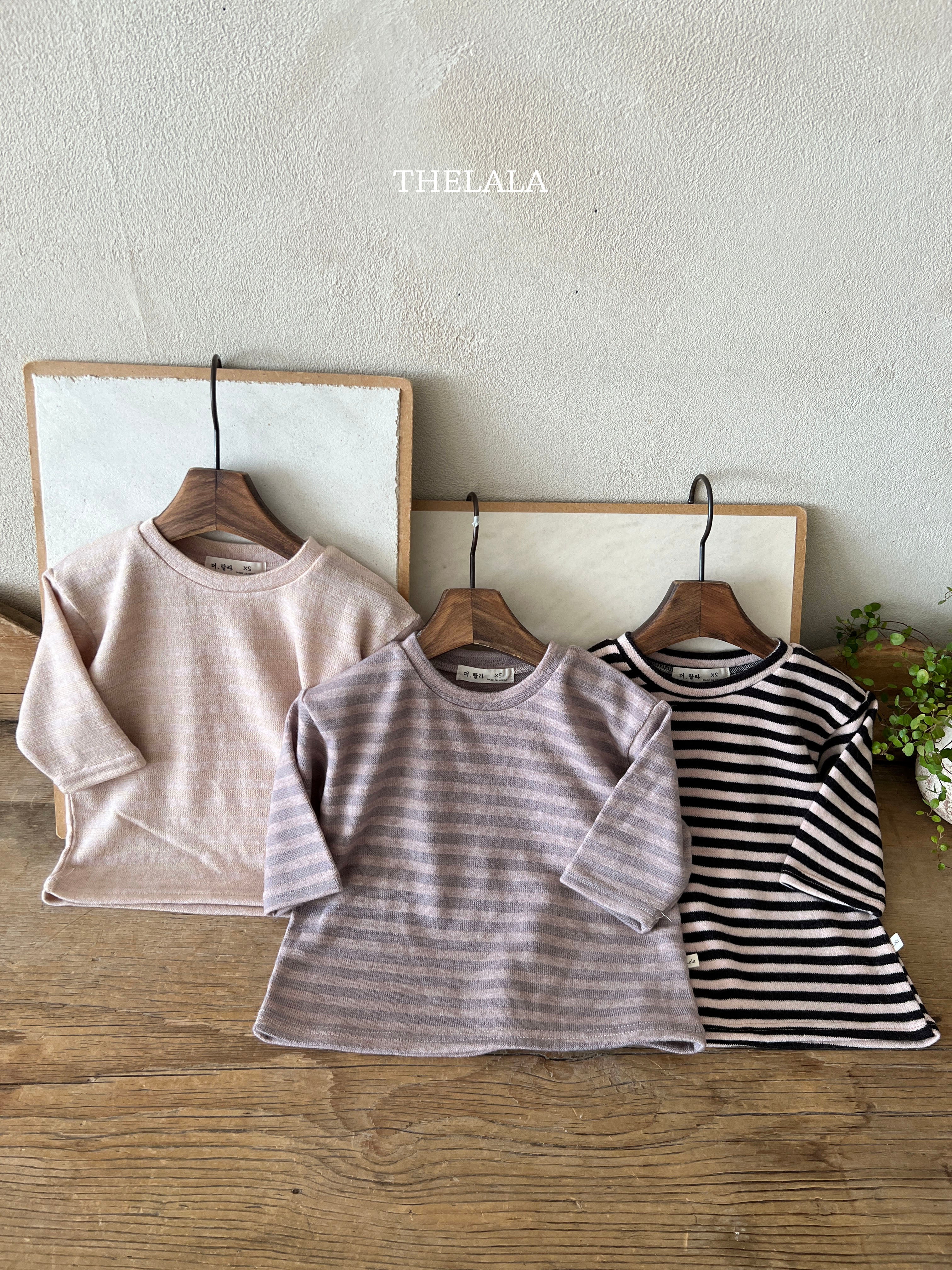 ［thelala］Jullia stripe tee