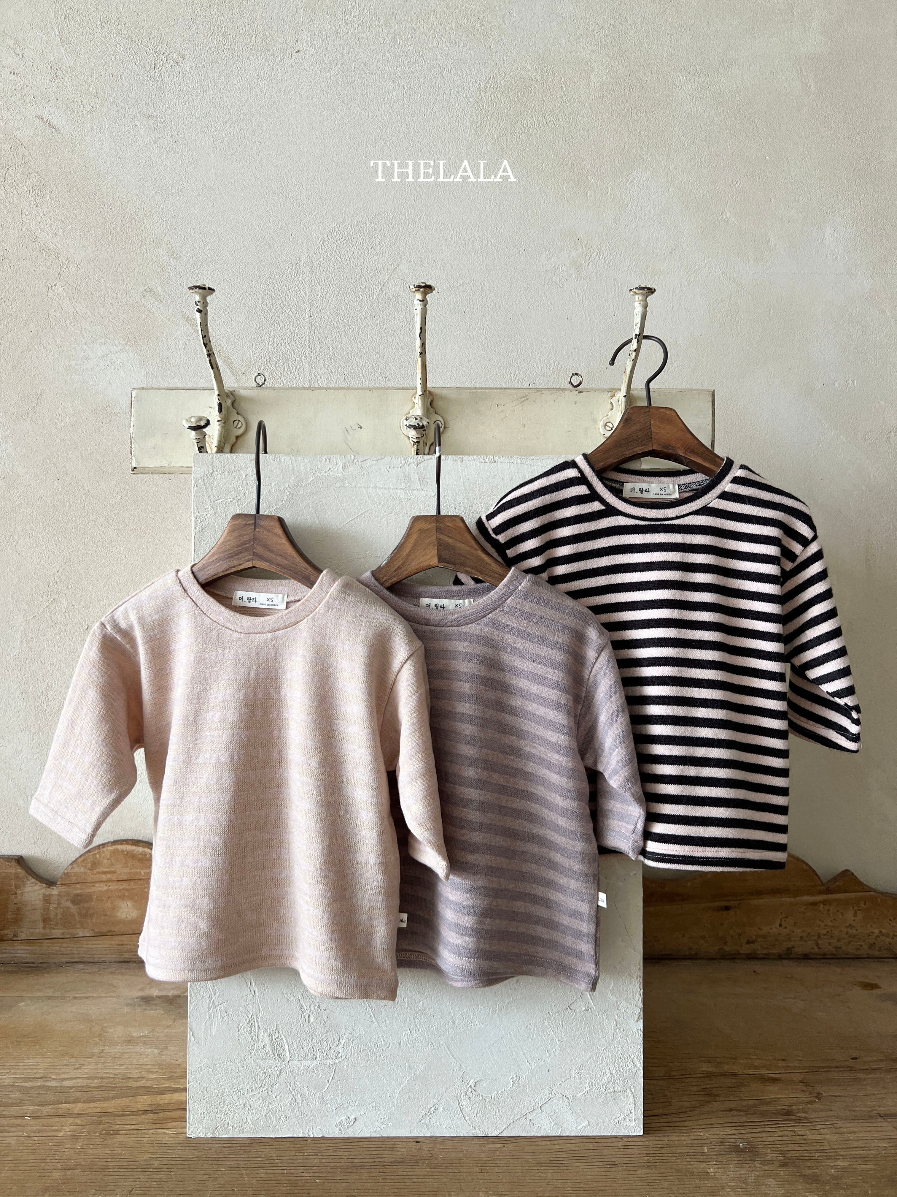 ［thelala］Jullia stripe tee