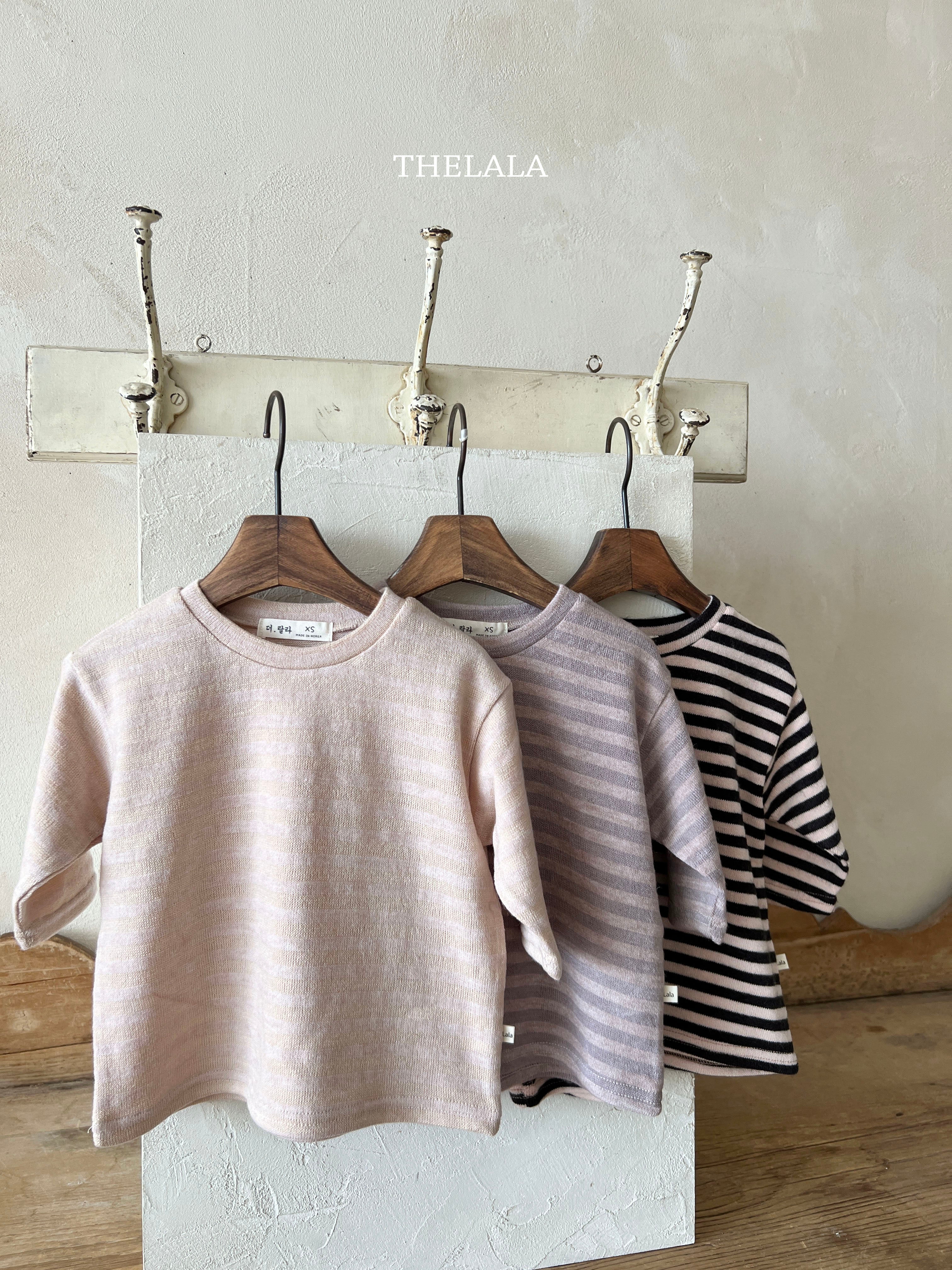 ［thelala］Jullia stripe tee