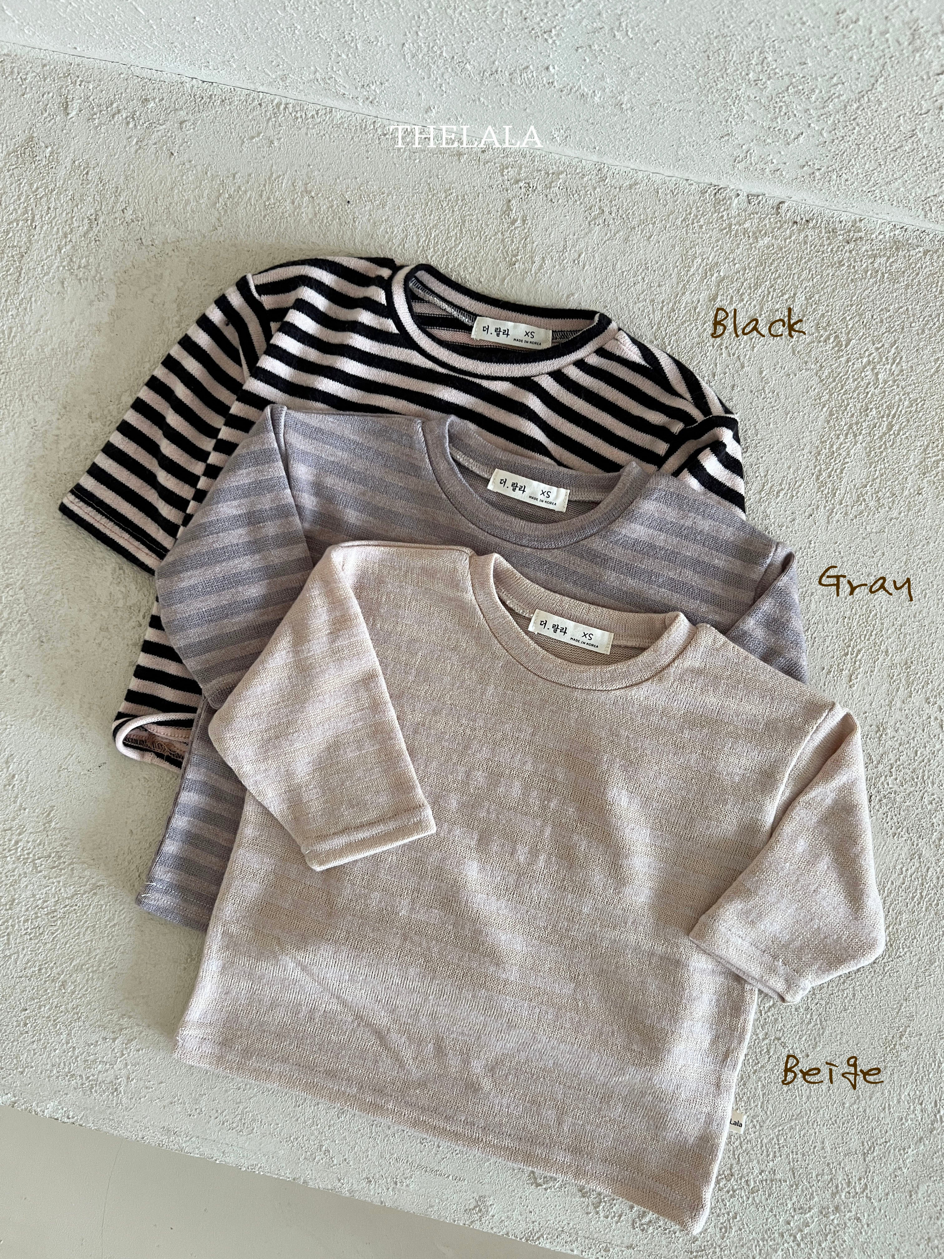 ［thelala］Jullia stripe tee