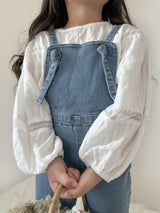 Denim flare overall