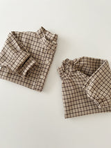 Luce check blouse