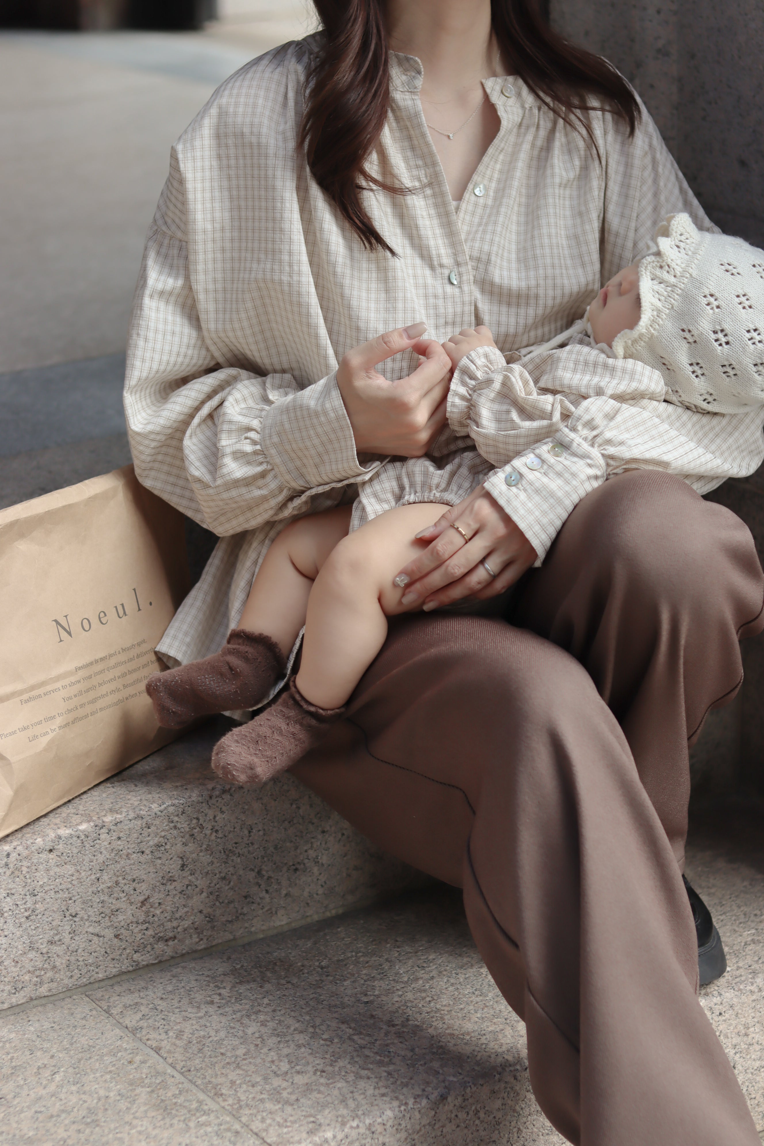 *Noeul.made* Mont Blanc blouse (mom)