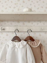 Ray lace collar blouse