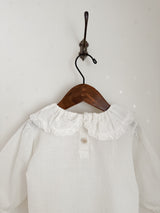 Ray lace collar blouse