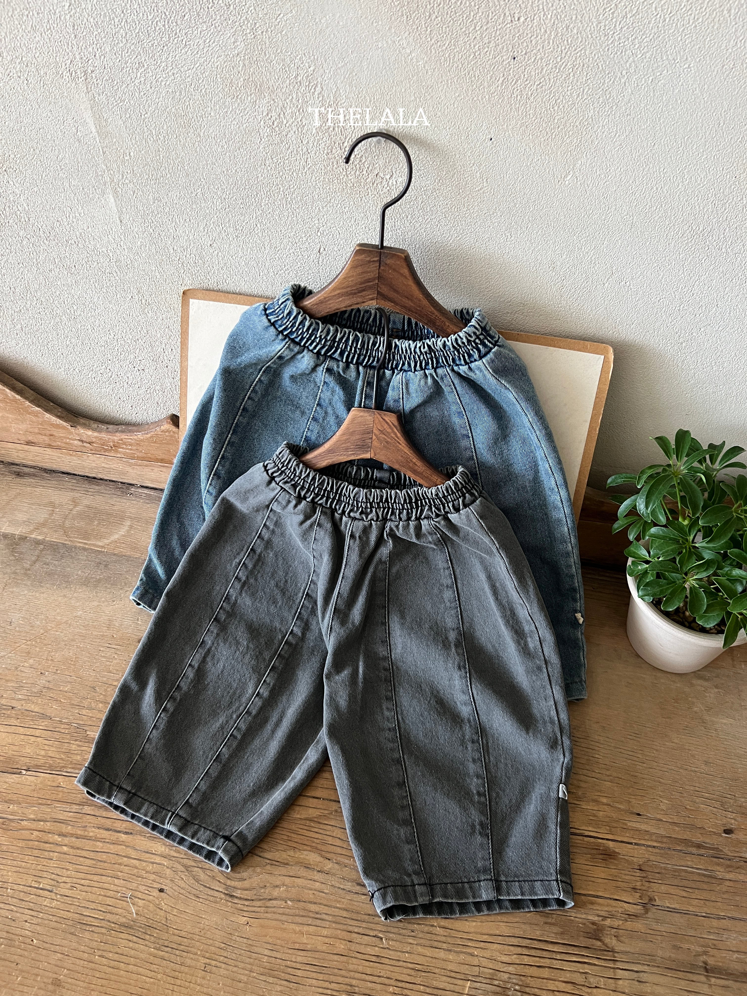 ［thelala］Mon denim pants