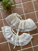 ［thelala］Multi lace apron
