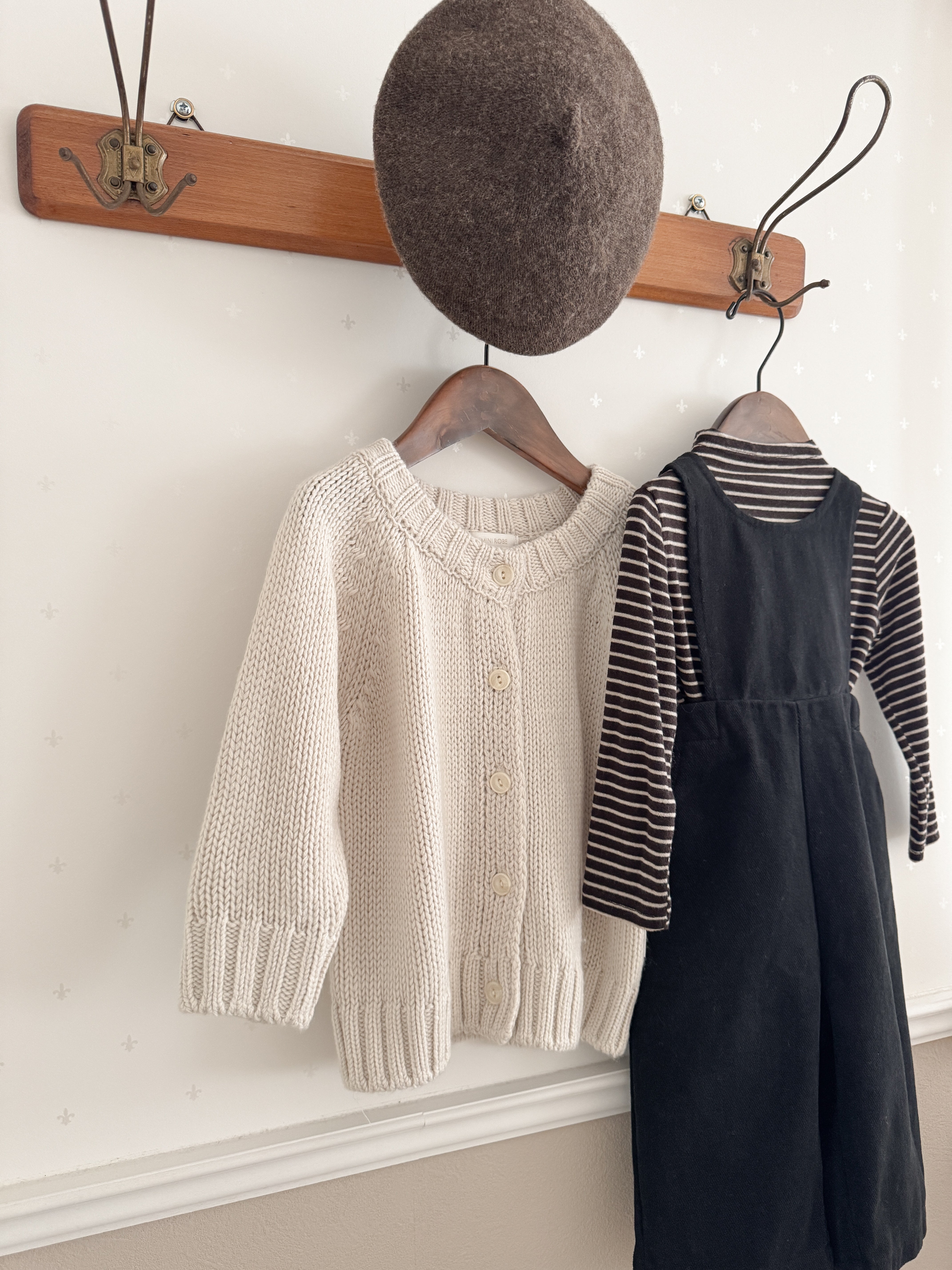 Robe balloon cardigan