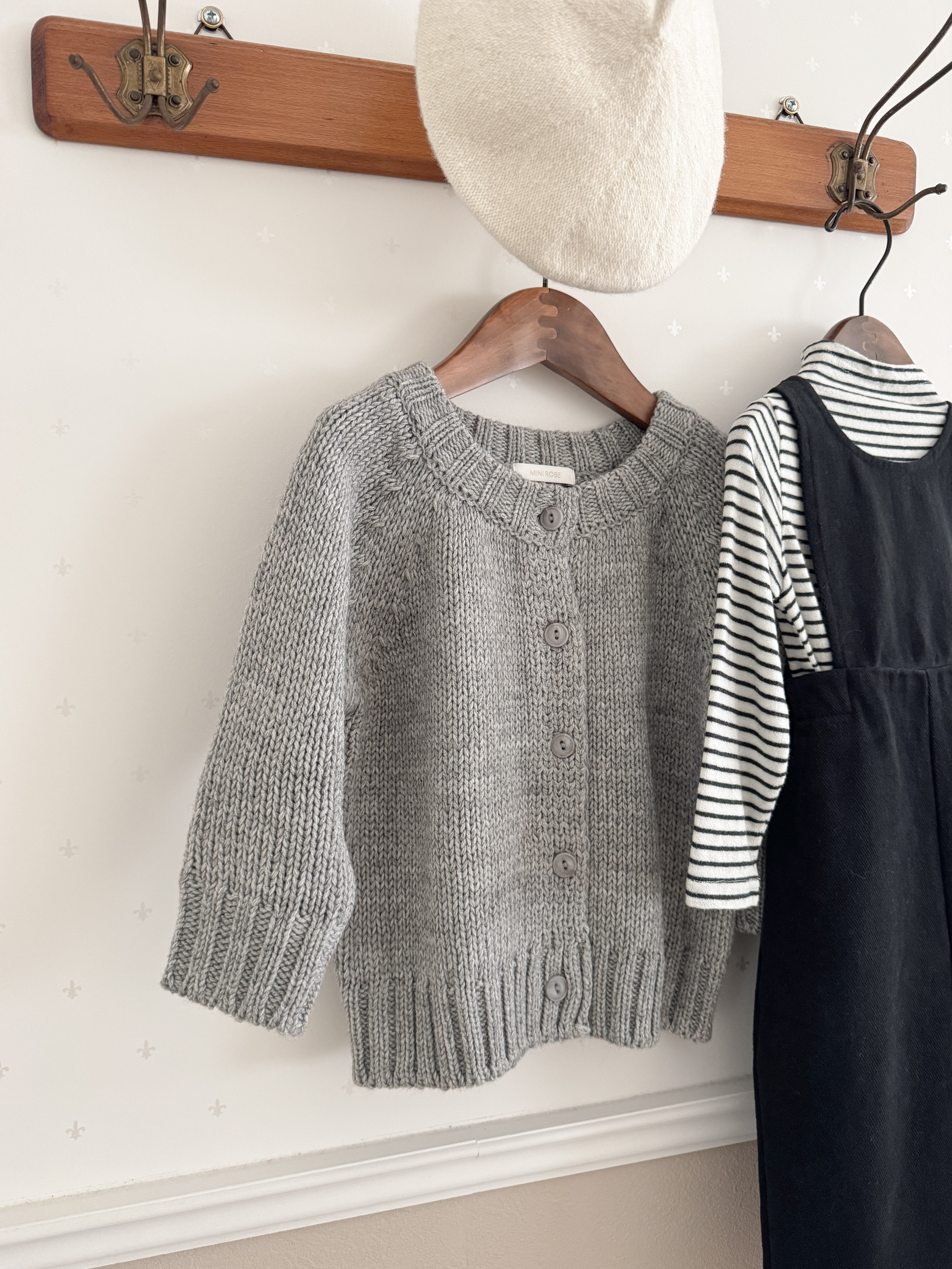 Robe balloon cardigan