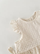 Lace frill bebe vest