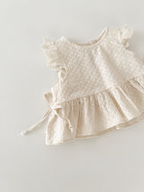 Lace frill bebe vest