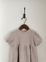 Soft puff knit one-piece