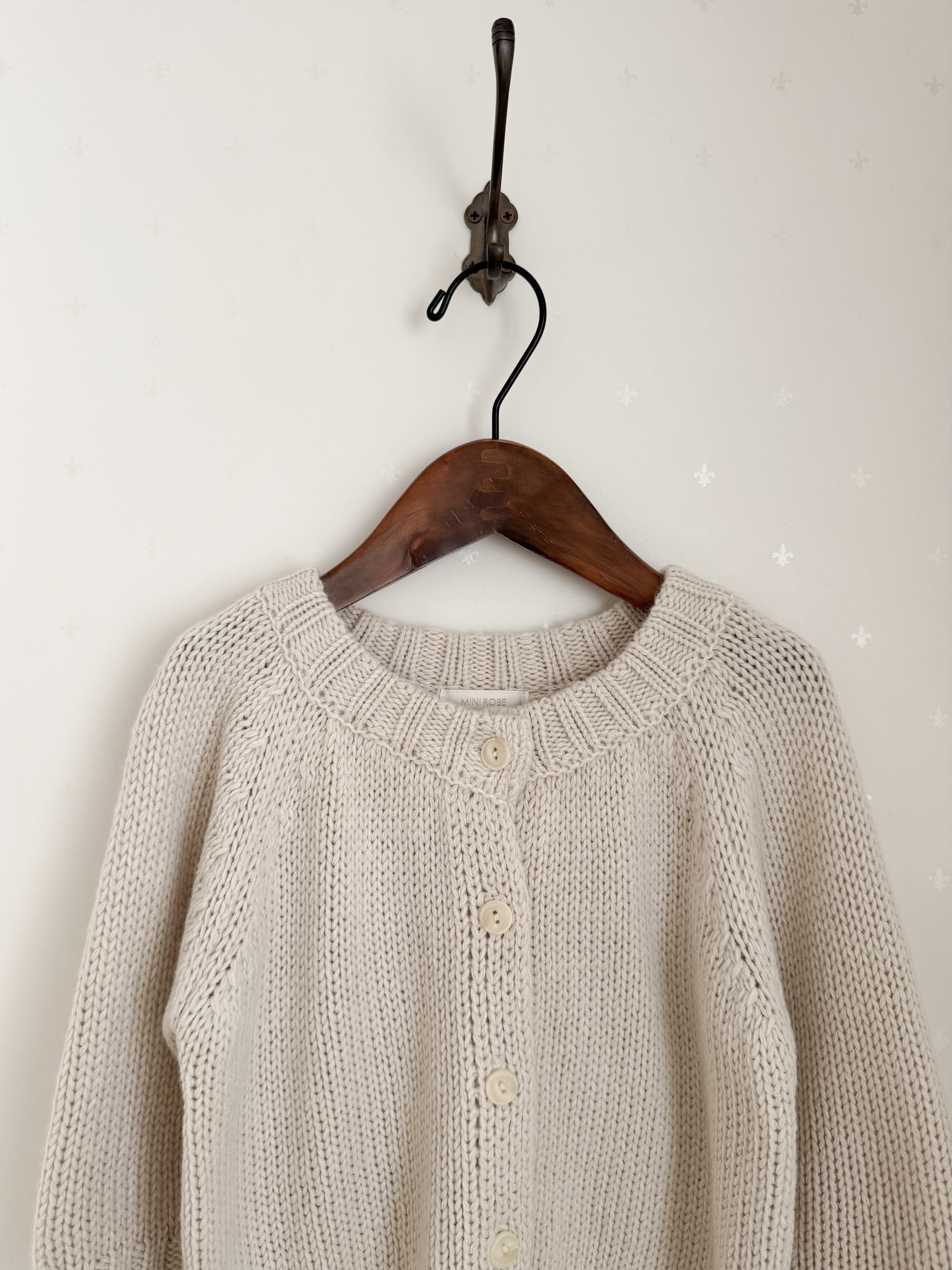 Robe balloon cardigan