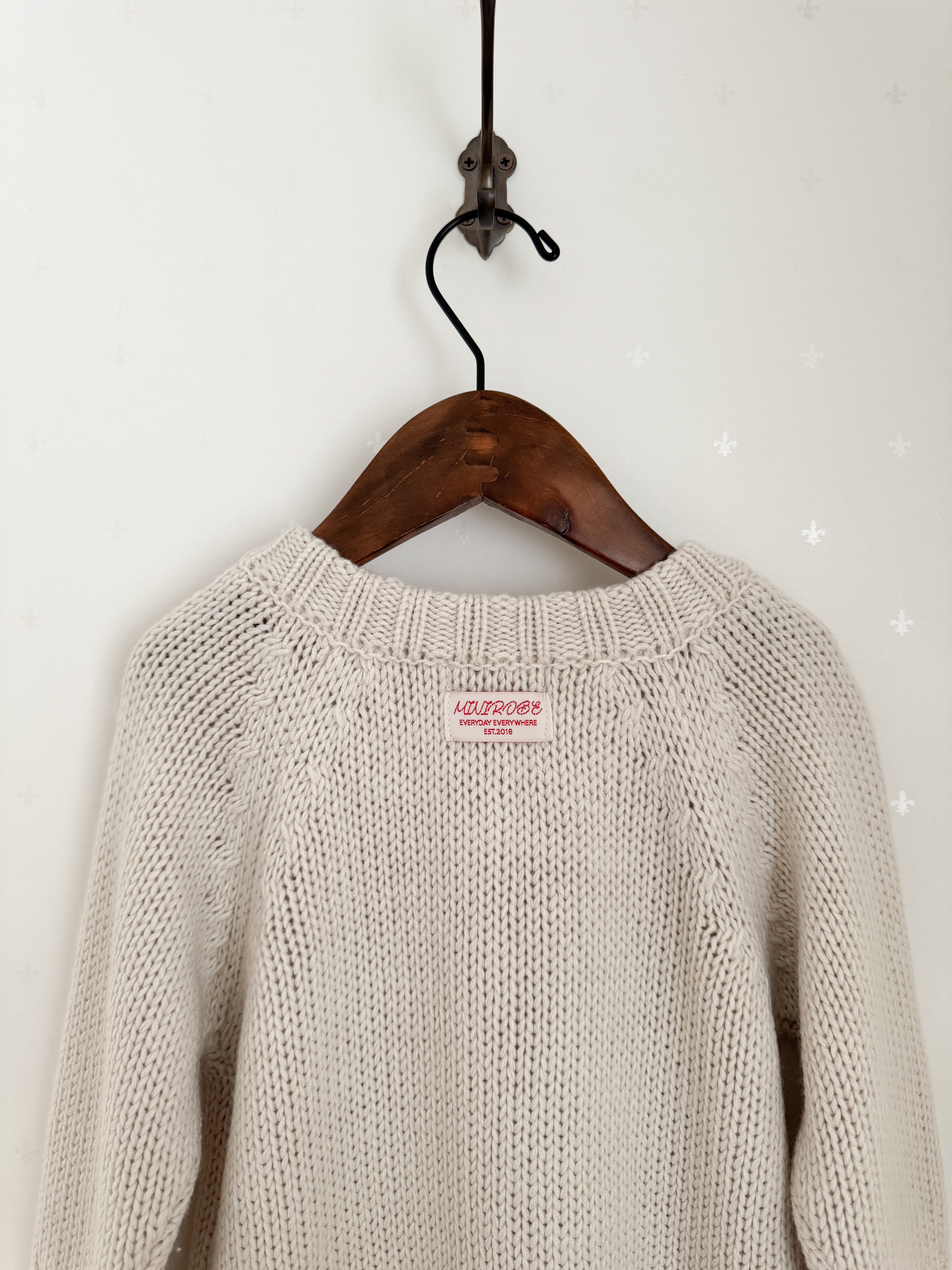 Robe balloon cardigan