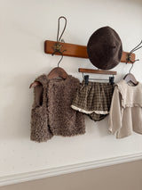 Check lace cancan bloomer