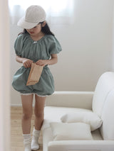 Check one-piece suit