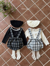 ［thelala］Check suspender bloomer