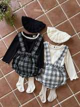 ［thelala］Check suspender bloomer