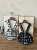 ［thelala］Check suspender bloomer
